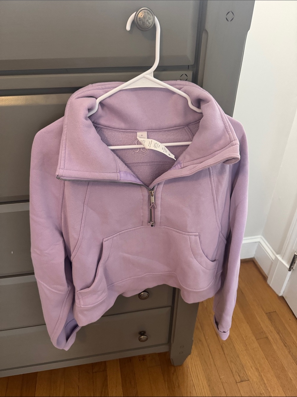 Scuba lululemon athletica Lavender Half-Zip Hoodie